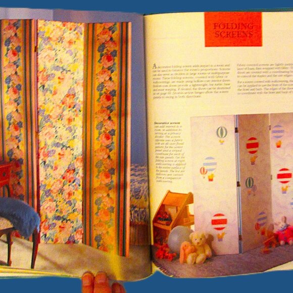 Decorating(book)with Fabric & Wallpapering projects & Ideas by Randam House publ - Picture 12 of 15